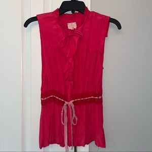 Free People Pink Top